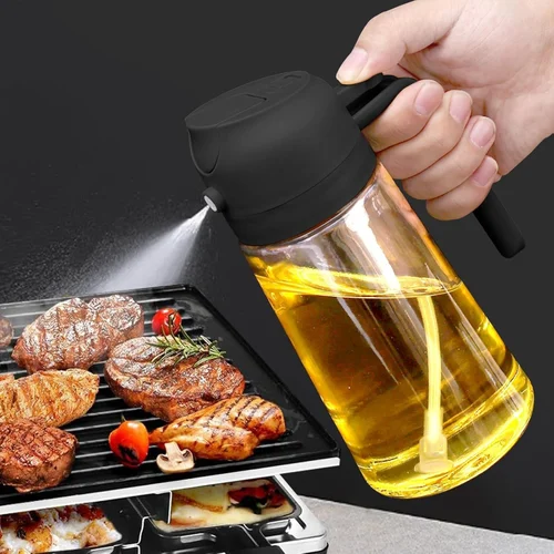 Glass Oil Sprayer and Dispenser Bottle
