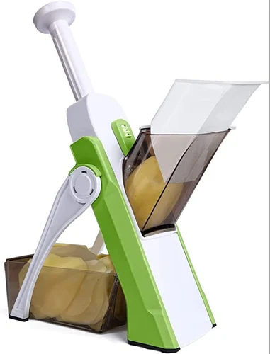 Stainless Steel Blade Spring Slicer Chipper