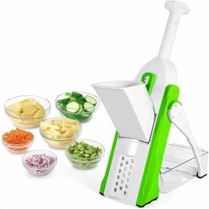 Stainless Steel Blade Spring Slicer Chipper