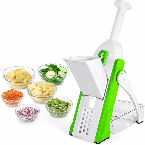 Stainless Steel Blade Spring Slicer Chipper